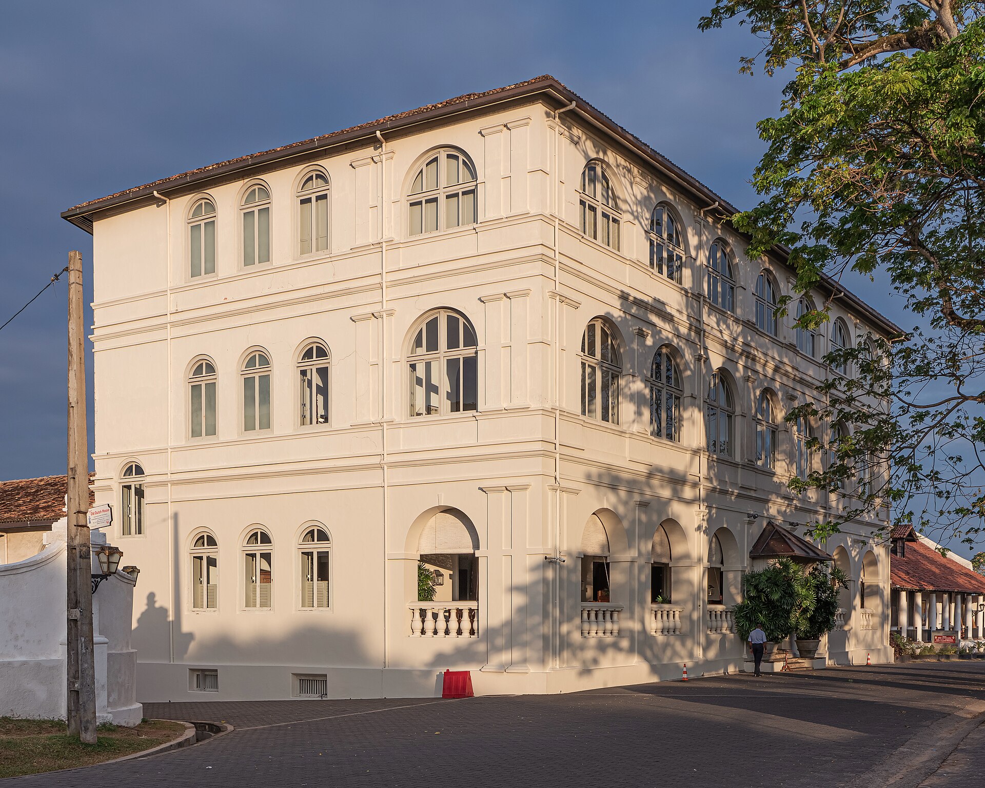 Historic Amangalla hotel inside Galle Fort