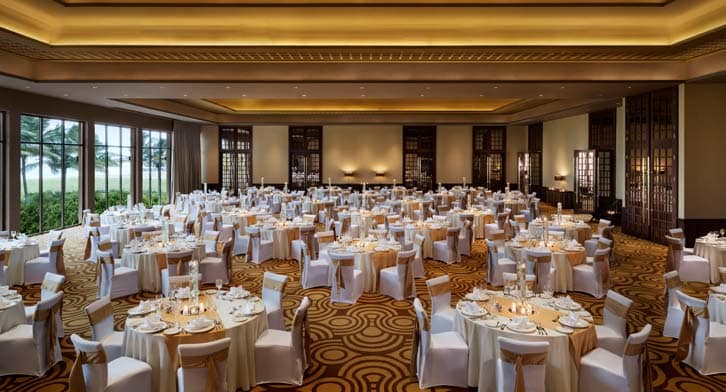 Wedding banquet hall at Anantara Kalutara Resort