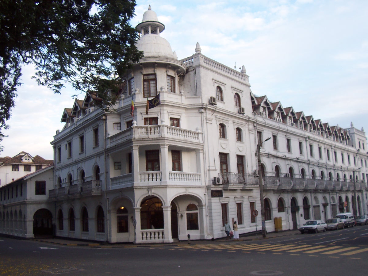 Queen's Hotel in central Kandy