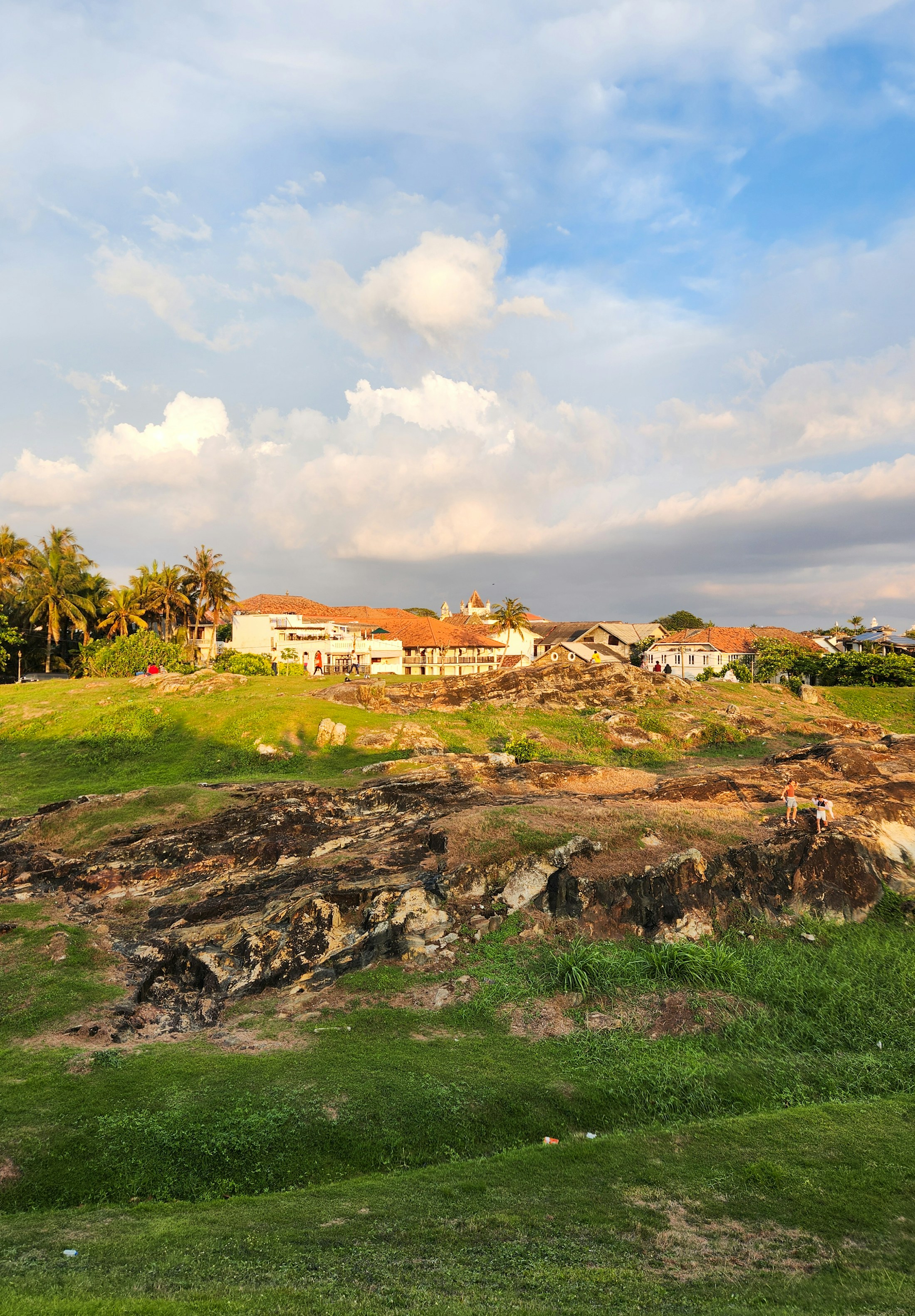 Historic Galle Fort overlooking the Indian Ocean in Sri Lanka